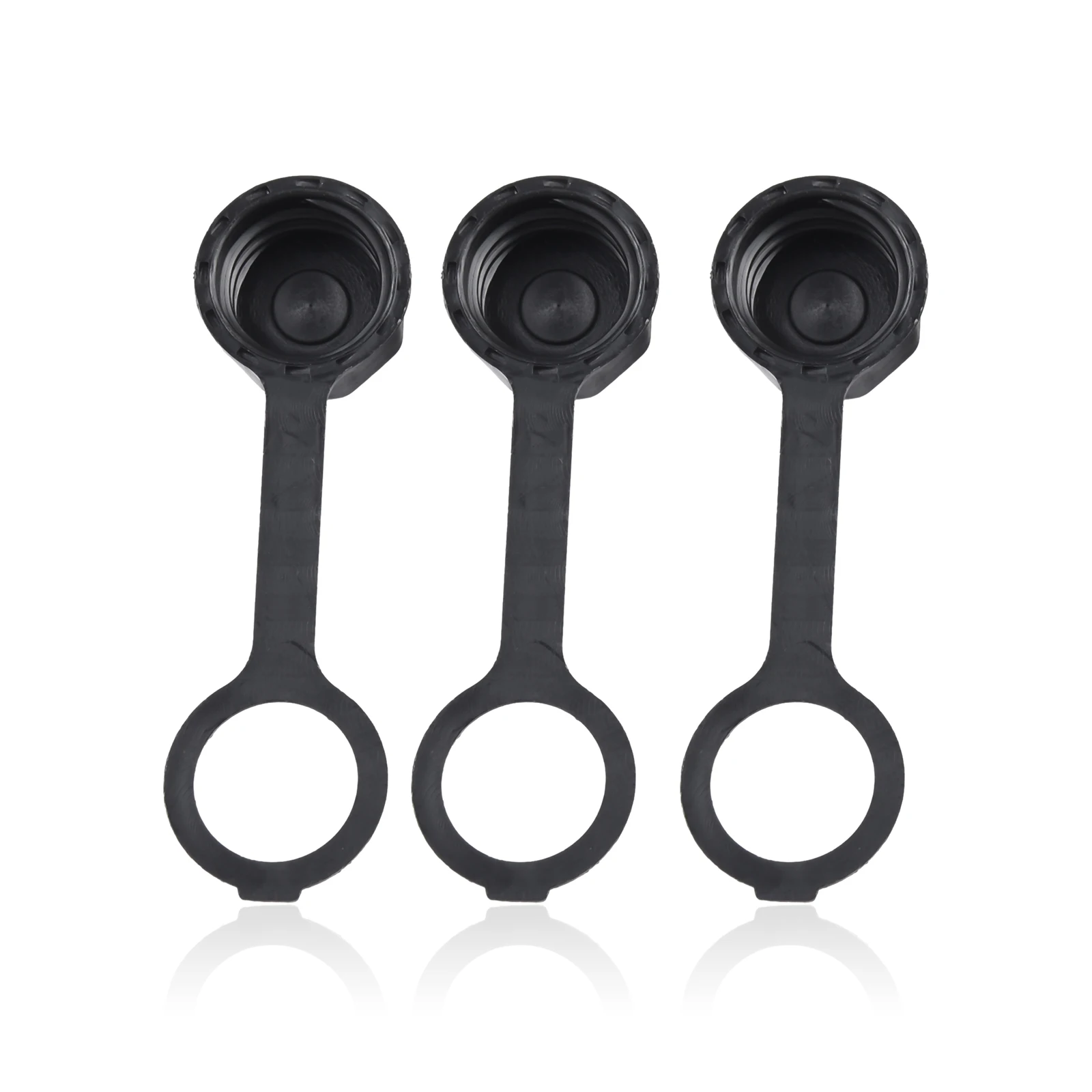 Gas Can Rear Vent Cap 8pcs Set with O Ring Gasket and Tether Leash Replacement Screws for Air Exhaust Cover on Fuel Tanks
