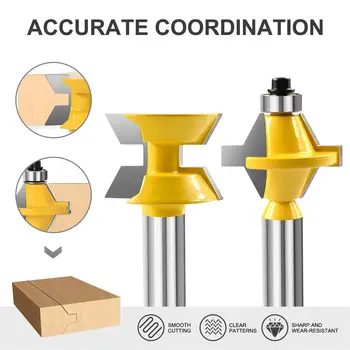 8 best sales 라우터 비트 세트 - №5