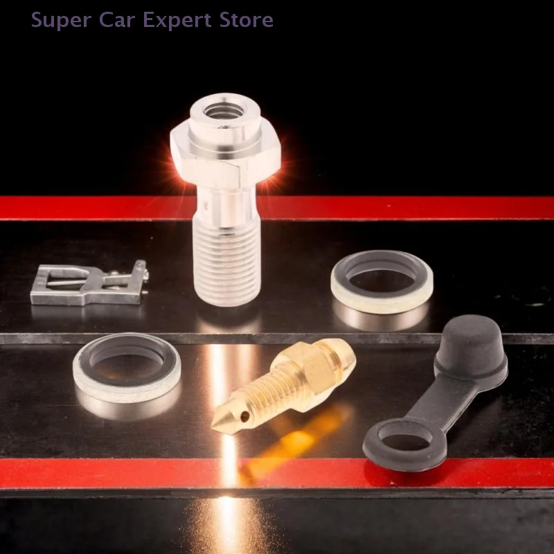 العالمي M10x1.25mm M10x1.0mm البانجو بولت لأنظمة فرامل الدراجات النارية