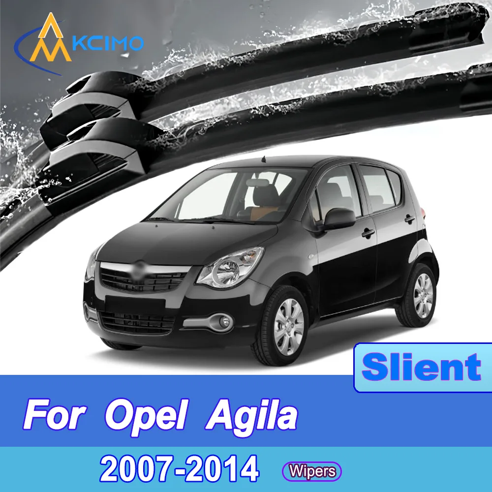 

Silent Beam Wiper Blades For Opel Agila H08 2007-2014 Suzuki Splash Vauxhall Agila Noise-Free Windshield Wipers High-Performance
