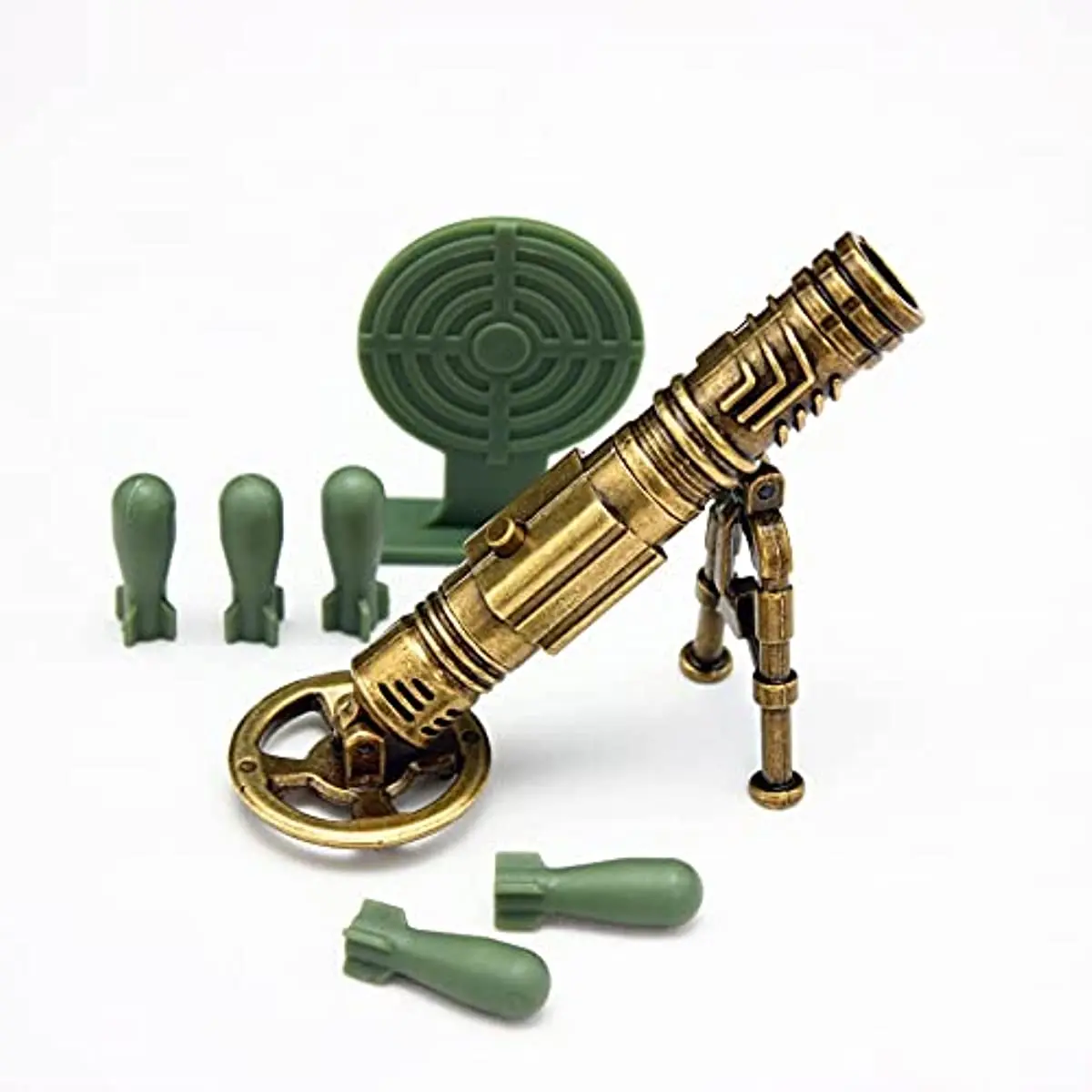 Military Weapons Toy, Fireable Mini Mortar Launcher Toys, Tabletop Decorations And Collectibles,Children Educational Toy, Gift
