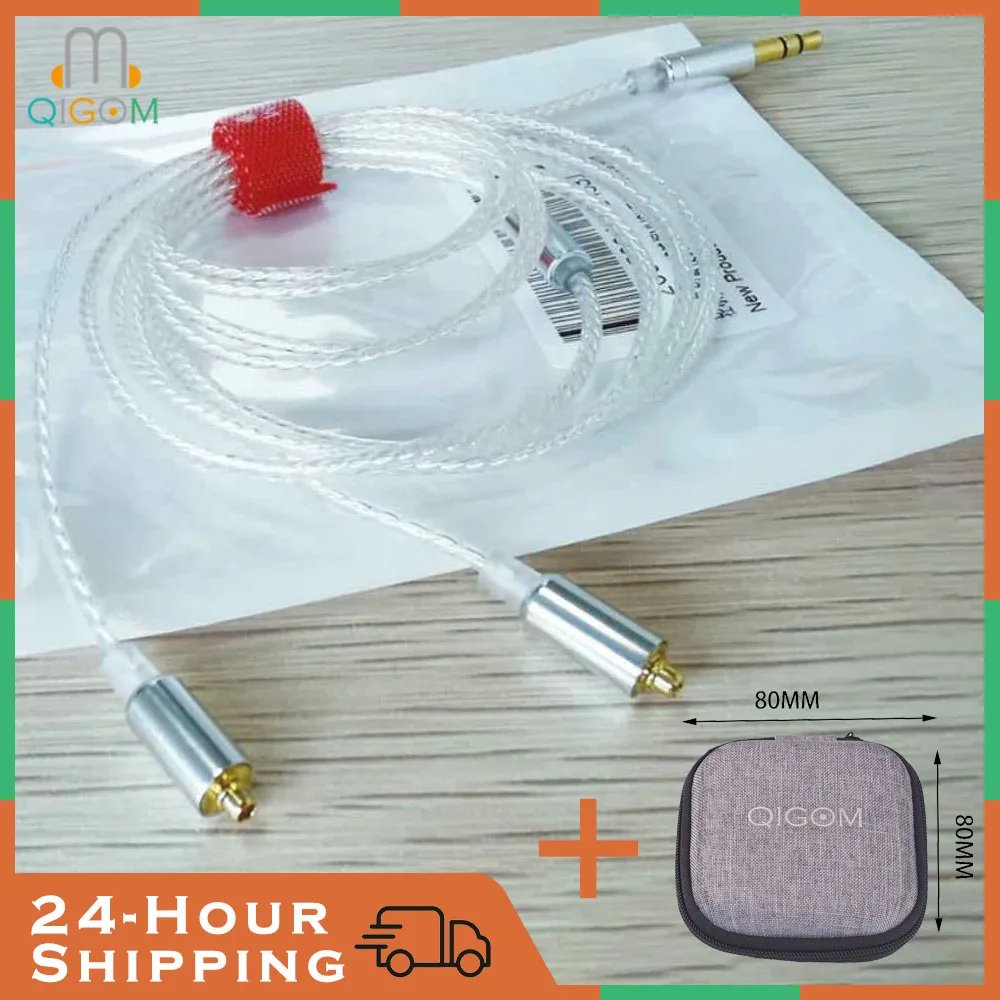 QIGOM X10 Earphone Cable, MMCX to 3.5MM, In-Ear Headphone Extension Cable, Ensure Stable Signal Output, Headset Accessories