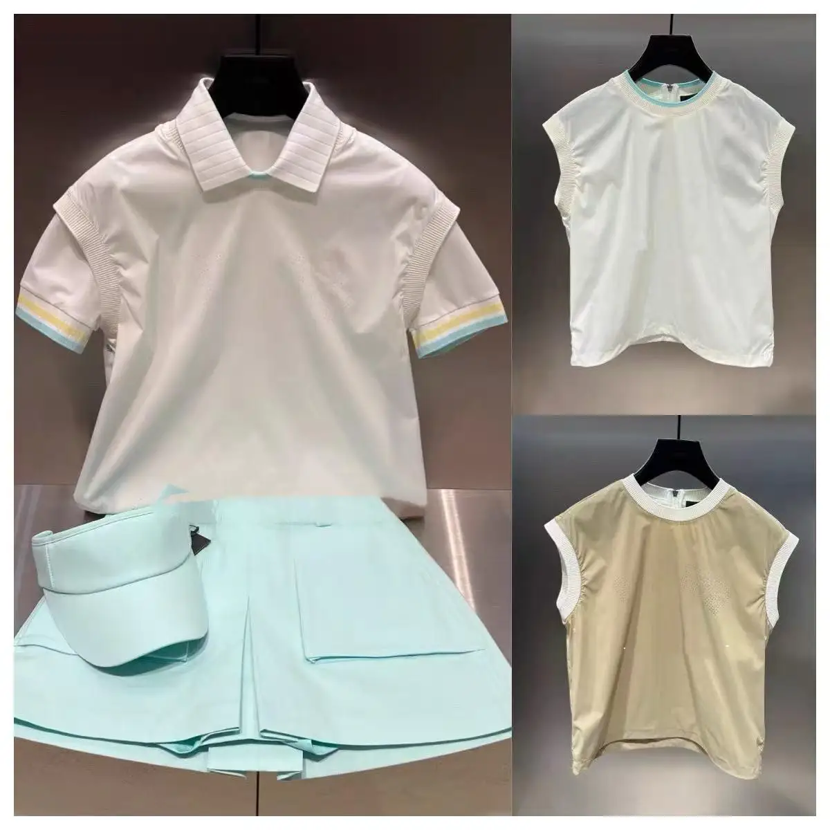 Women's Summer Golf Wear: Loose-Fitting, Round-Neck, Sleeveless Vest—Casual and Versatile