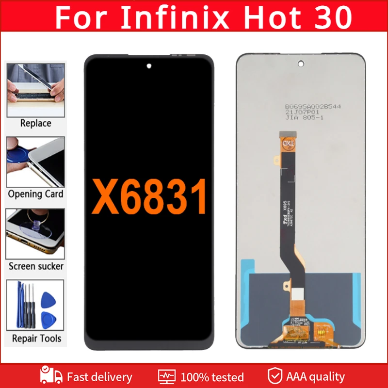 

6.78'' IPS For Infinix Hot 30 X6831 LCD Display Touch Screen Digitizer Assembly Parts