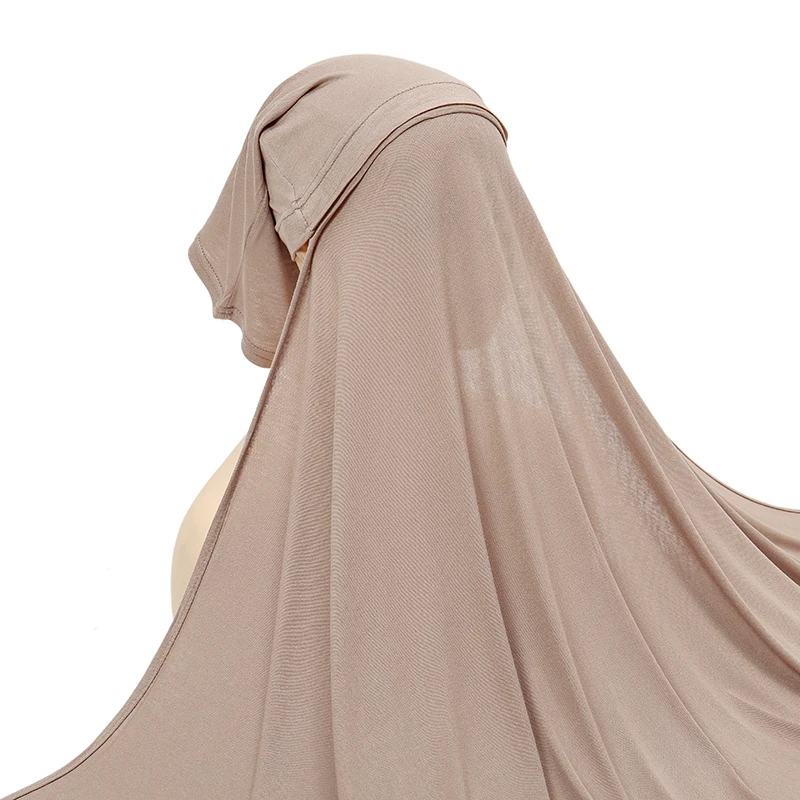 Muçulmano Undercap Chiffon Hijab para Mulheres, Bonnet, Hijab Instantâneo, Xale, Lenço de Cabeça, Cueca, Bonés, Capa, Novo