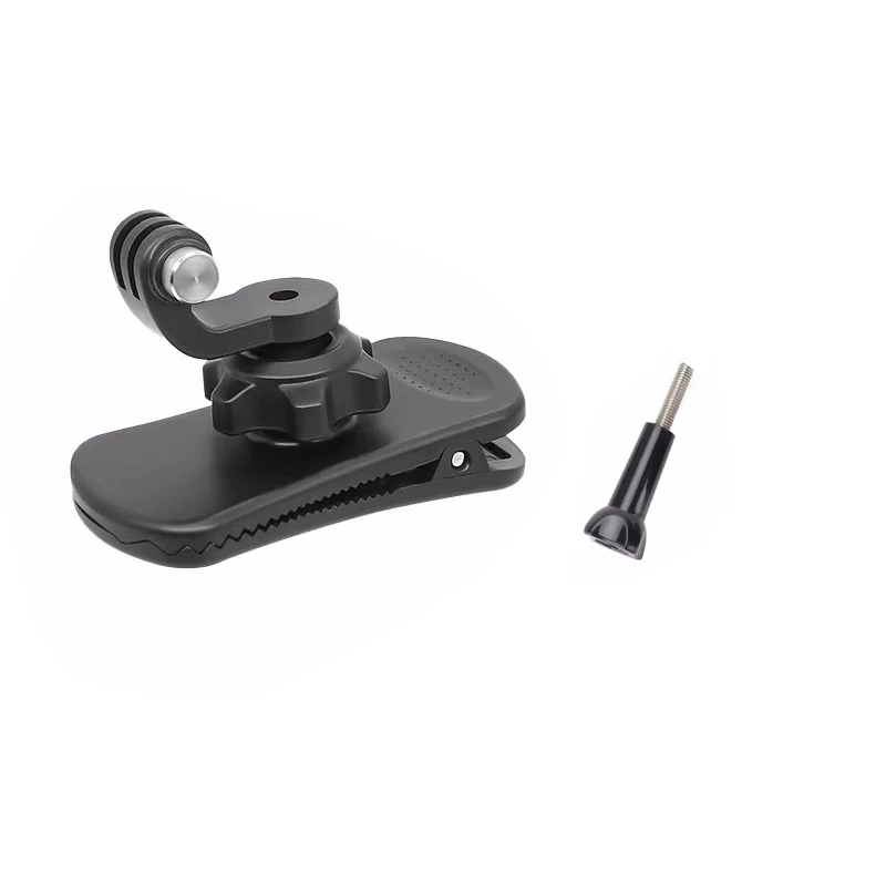 حامل تصوير أفقي ورأسي لسلسلة GoPro Hero ، محول مشبك حقيبة الظهر ، كاميرا DJI OSMO العمل 5 Pro 4 3 2 1 ، 2 في 1