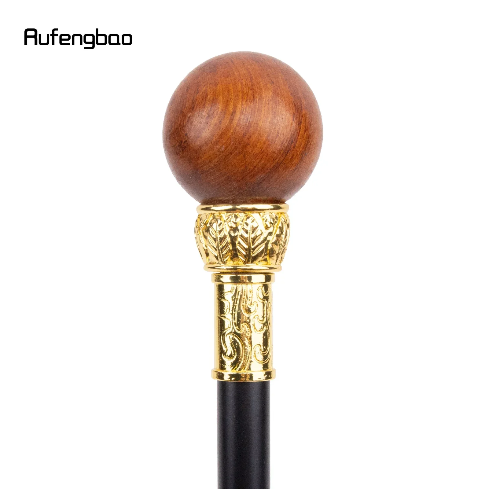 البني الكرة الخشبية عصا المشي الأزياء الزخرفية الخشب عصا للمشي شهم ديلوكس BoxCosplay قصب Crosier 94 سنتيمتر