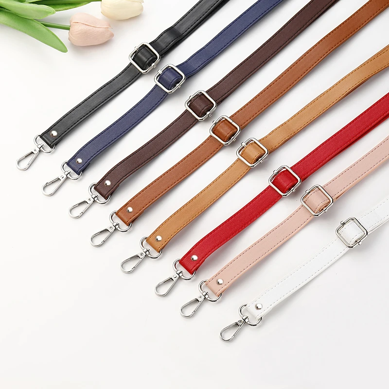 120CM PU Crossbody Bag Shoulder Strap Plain Weave DIY Shoulder Bag Strap Handbag Carrying Handle Belt Cell Phone Handle Strap