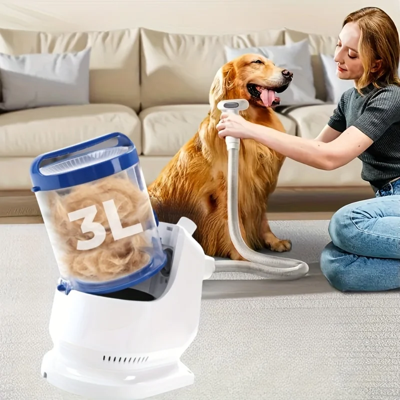 Dog Beauty Suit with Vacuum Cleaner，Pet Hair Trimming and Care Vacuum Cleaner - 101.44 Oz Low Noise Dog Beauty Vacuum Cleaner