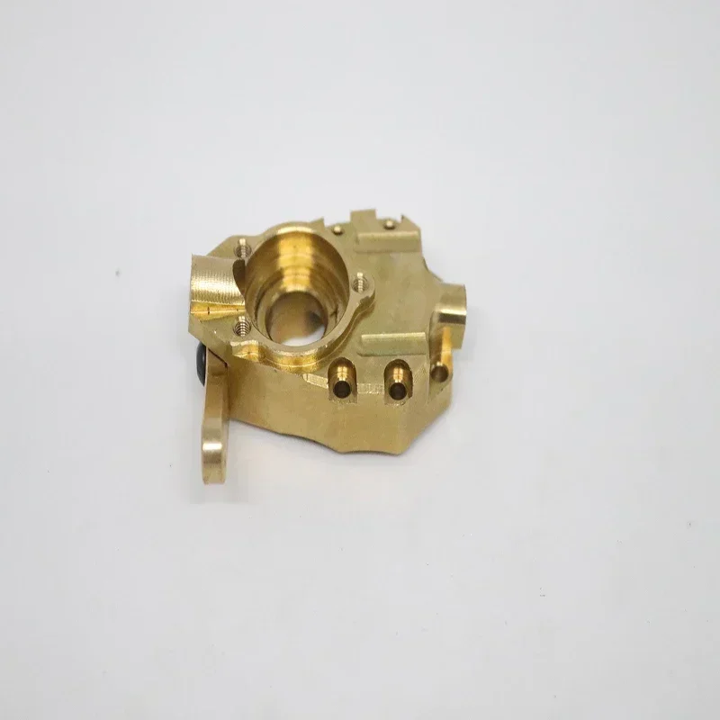 

1Pair Counterweight style Climbing Car Accessories Heavy Duty Brass Front Steering Knuckle Set For TRxs TRX4 1/10 RC
