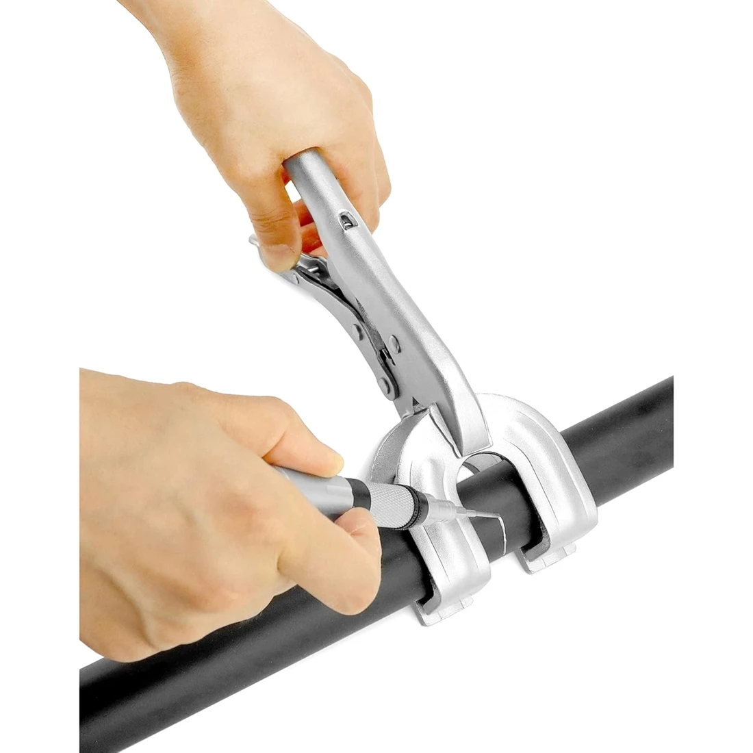 ABKY-9 Inch U-Shaped Welding Locking Pliers Adjustable,Multifunctional Metal Welding Clamp Plier,Quick-Lock Release