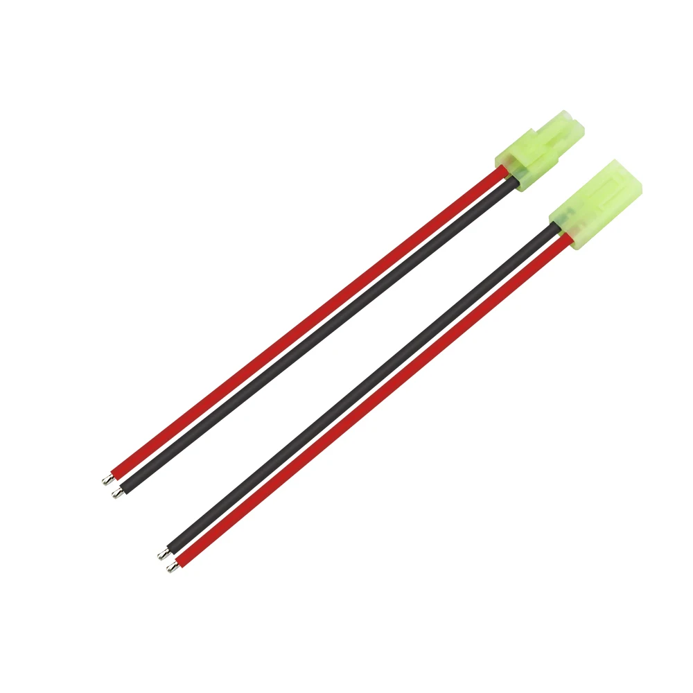 1 Pair Big Tamiya & Mini Tamiya Battery Connector Male & Female Plug Set with 170mm 16AWG Wire Cable Adaptor for RC Plane Car