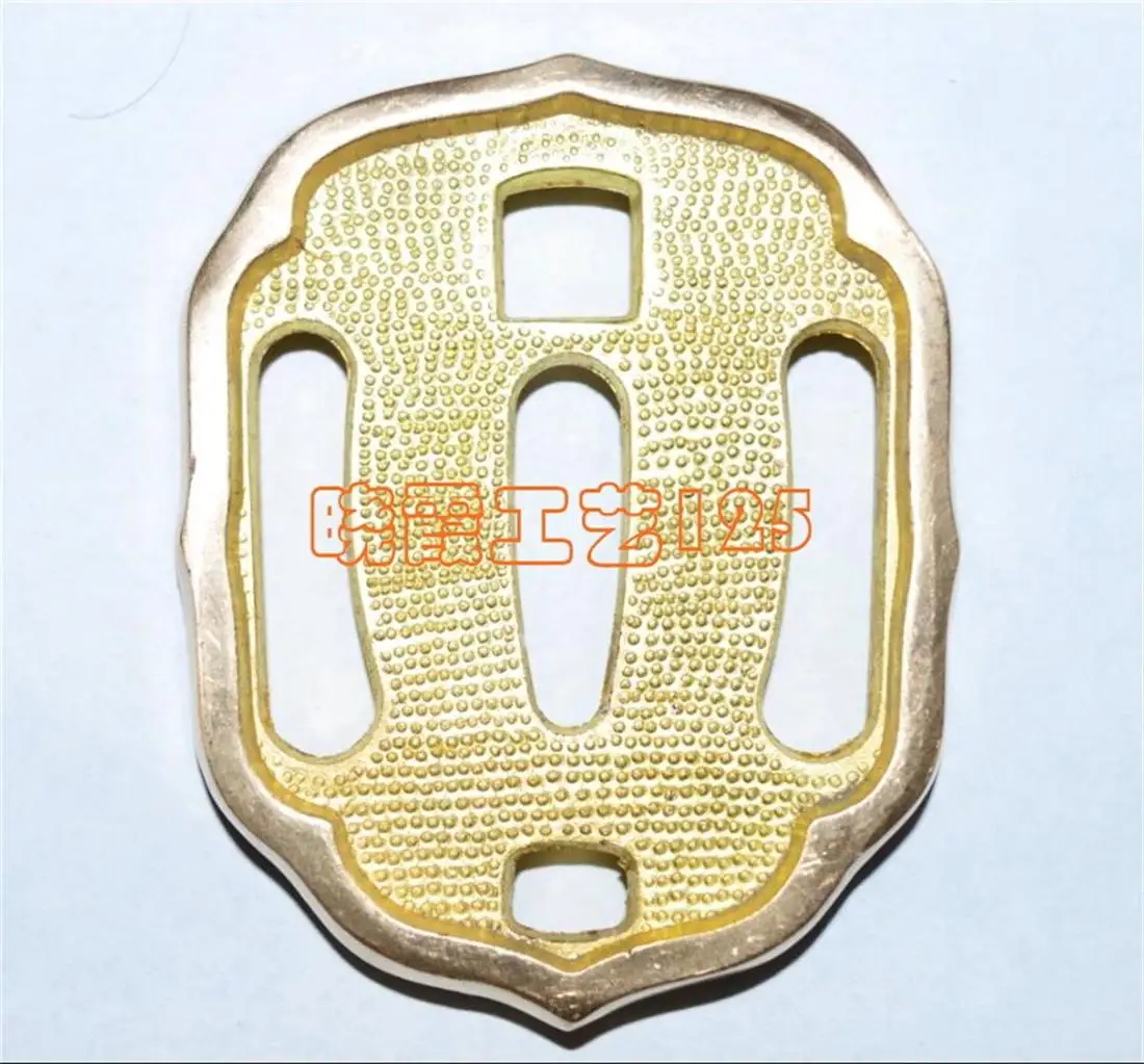 66x52 مللي متر جودة النحاس النقي النحاس تسوبا Handgurad القرص ل الحرب العالمية الثانية نوع 95 العسكرية كاتانا تاشي السيف