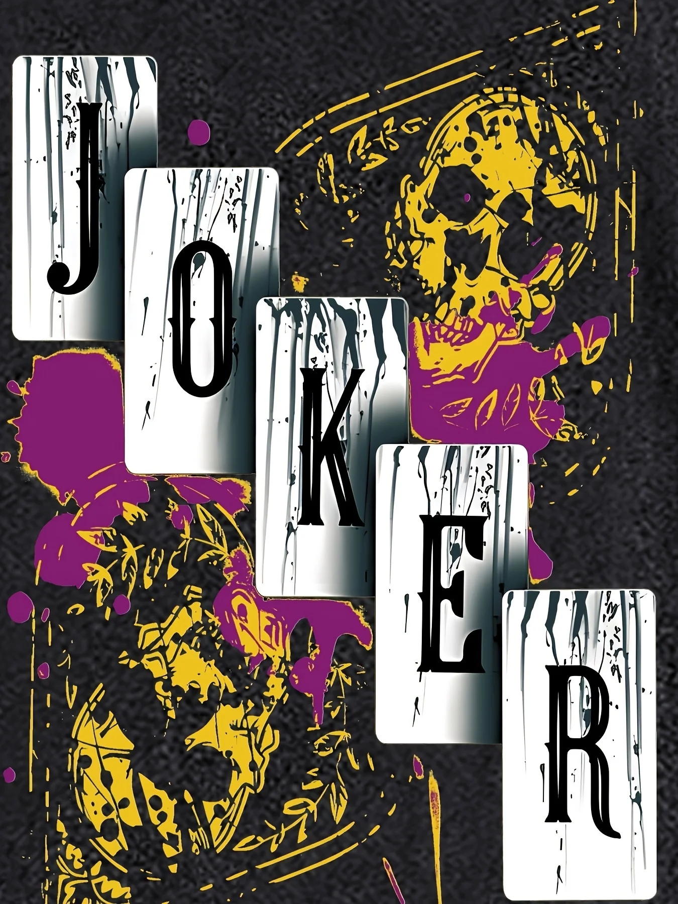 المتعثرة الجمجمة و جوكر الجرافيك طباعة الرجال تي شيرت خمر غسلها التي شيرت فضفاض عادية الشارع الشهير المحملة للمراهقين الشباب الكبار