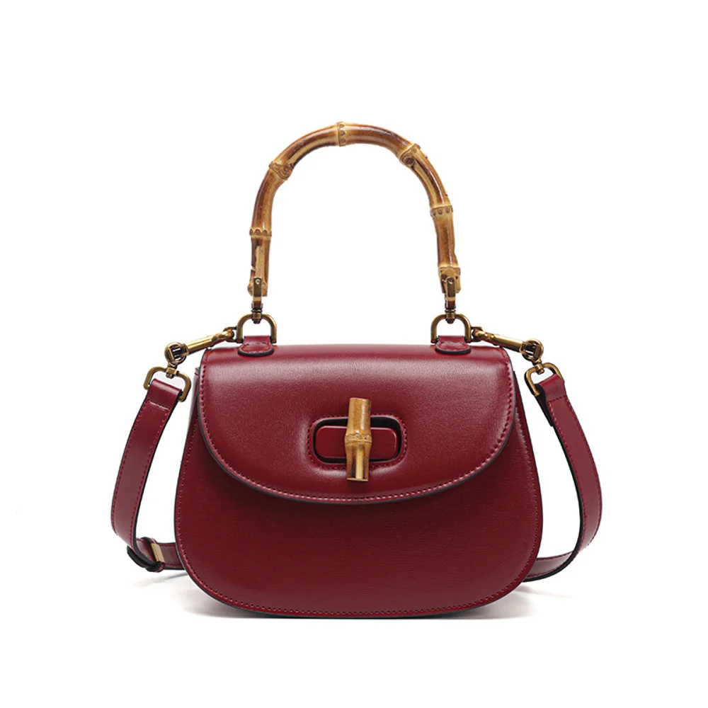 Bamboo bag 2026 winter new style trendy women's high-end texture niche design light luxury handheld single shoulder crossbody sa