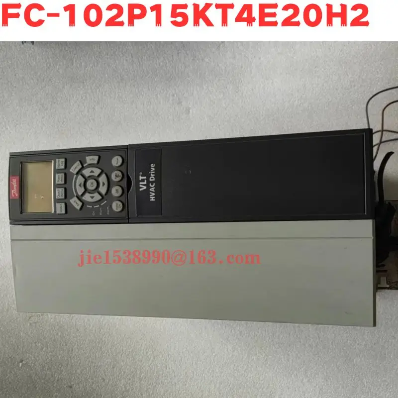 Used Frequency converter FC-102P15KT4E20H2  Normal Function Tested OK