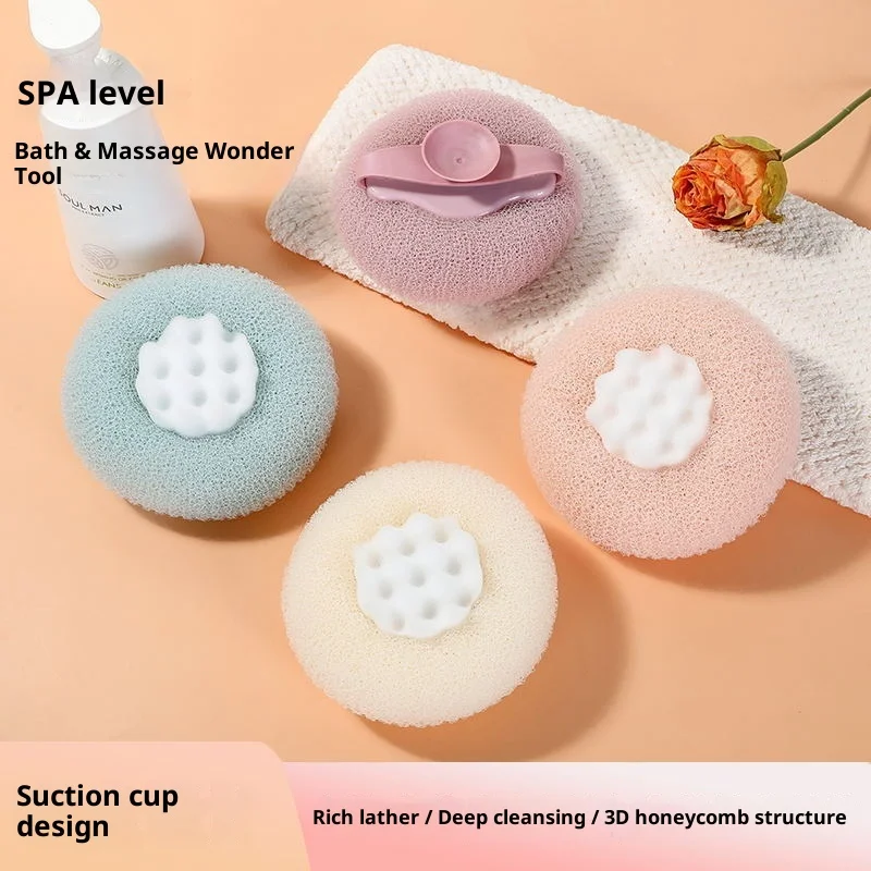 

High-End Japanese Style Massage Bath Ball Exfoliating Bath Scrub Back Rubbing Bath Towel Exfoliating Shower Ball