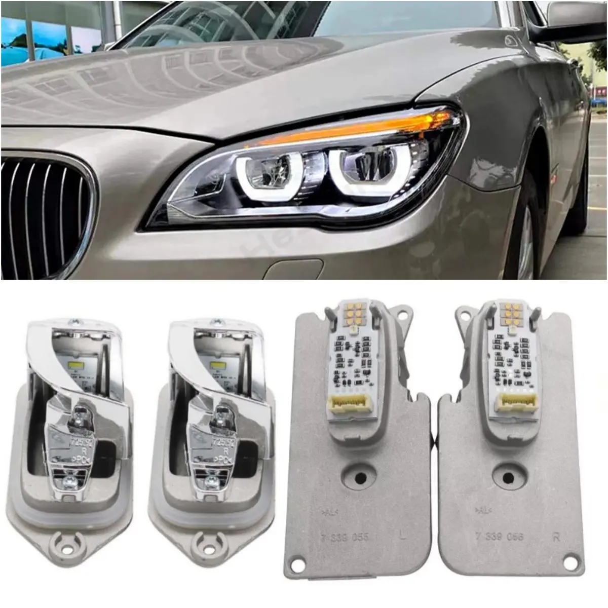 NEW Cornering Light Module For 2013 2014 2015 BMW 7' F01 F02 F03 LCI 730d 740d 750i 760i Adaptive LED Headlight  Turn Signal