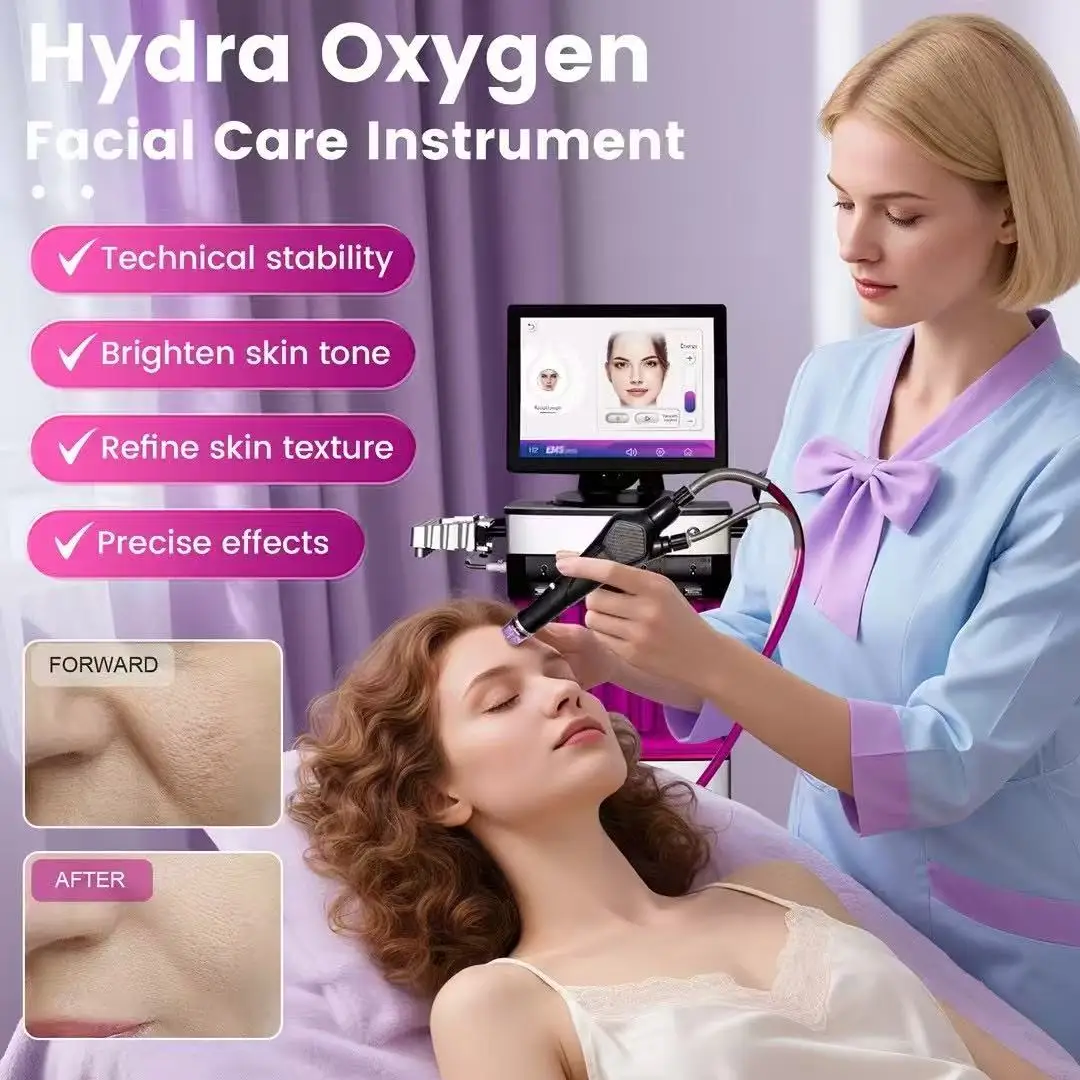 Hydra Oxygen Facial Multifunction Skin Care Machine: Facial Cleaning, Rejuvenation, Blackhead Removal & Face Lifting
