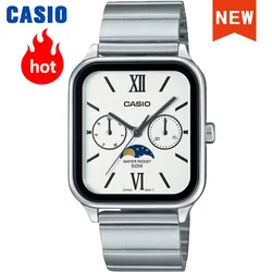 Casio-Reloj de pulsera de cuarzo para hombre, conjunto de marca de lujo, resistente al agua 50m, luminoso, deportivo, militar, masculino