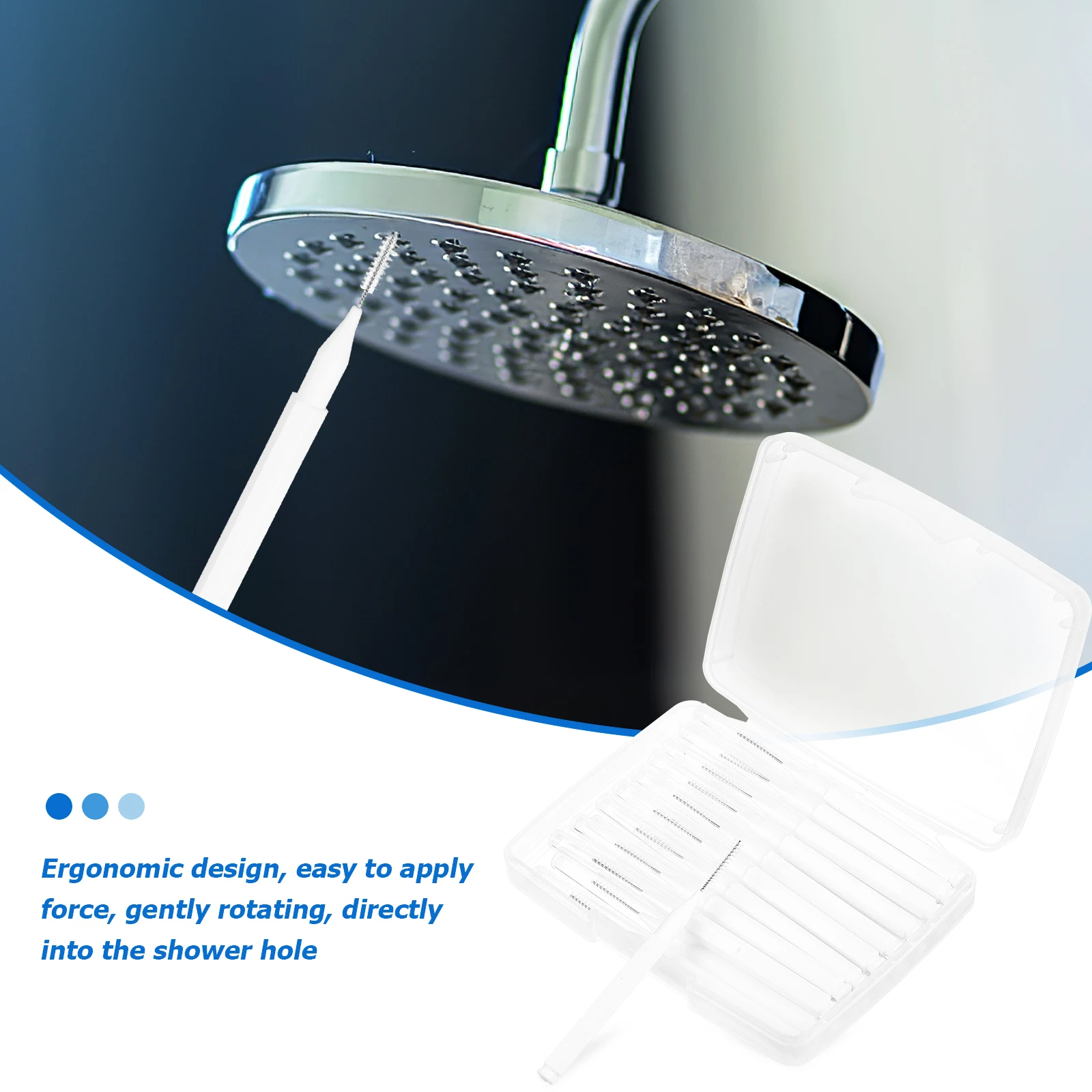 

20Pcs Cleaning Brushes Multi Functional Small Hole Cleaner for Shower Head Keyboard Faucet Drain Charge Port Bathroom Cleaning