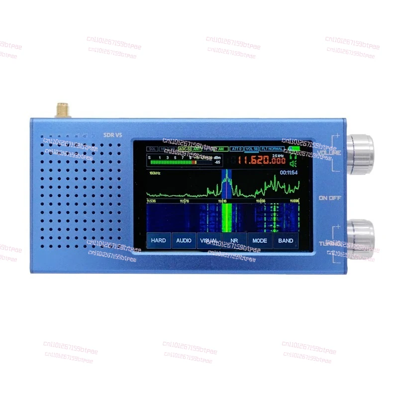 

DSP1 SDR V5 radio, receiver with option 1.10d firmware radio shortwave