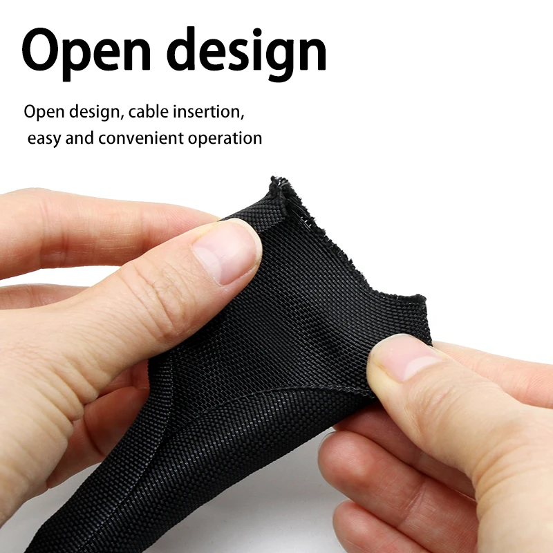 3/5/10M Self Closed Cable Sleeve PET Expandable 3mm - 30mm Car Line Wrap Protect Auto Wire Organizer Flexible Loom Split Sleeved