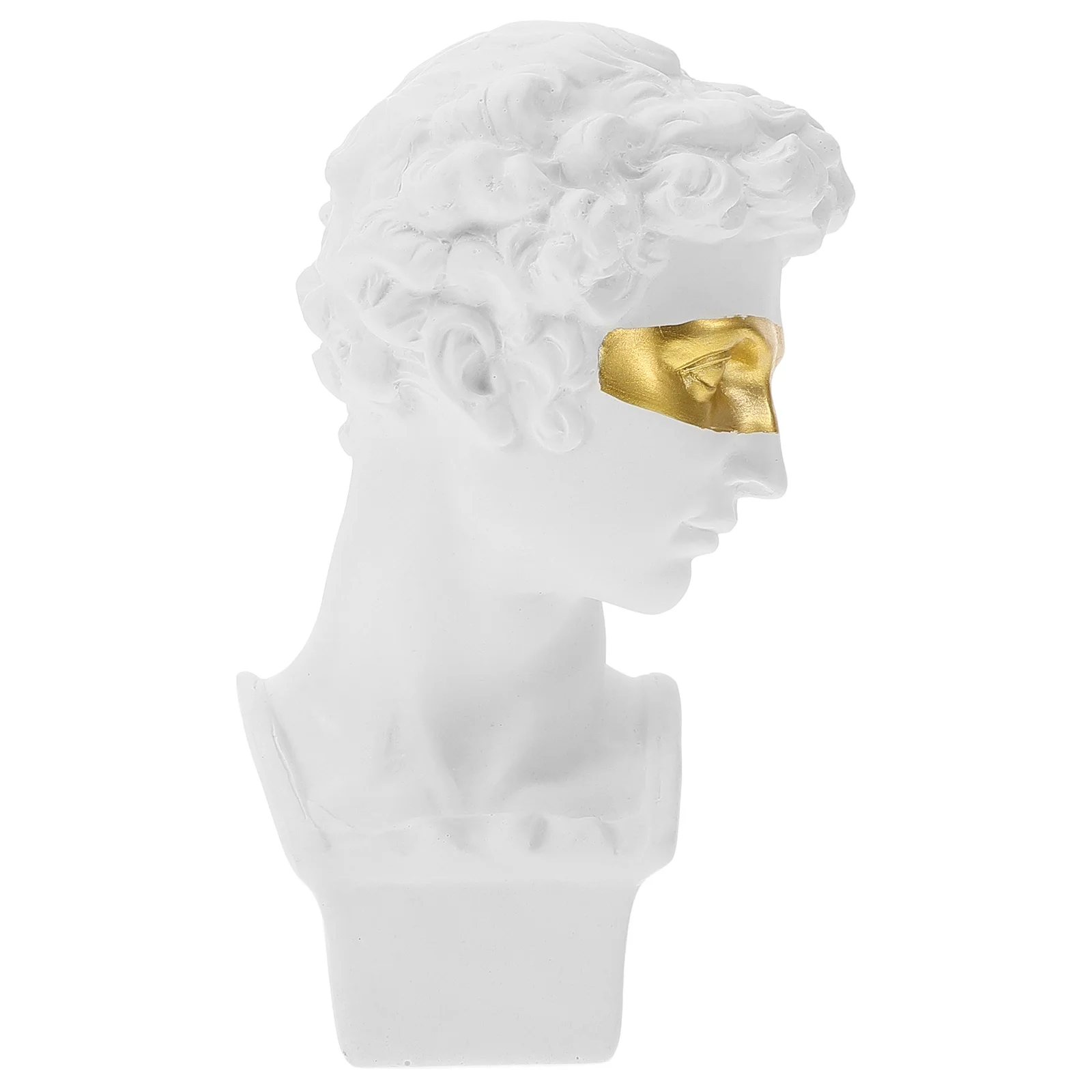 

Bust Plaster Avatar Resin Portrait Sculpture Props Desktop Ornaments Office Modern