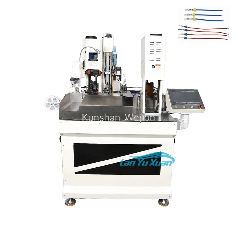 WJ3129 Automatic wire crimping machine cable seal plug/waterproof terminal block auto inserting machine