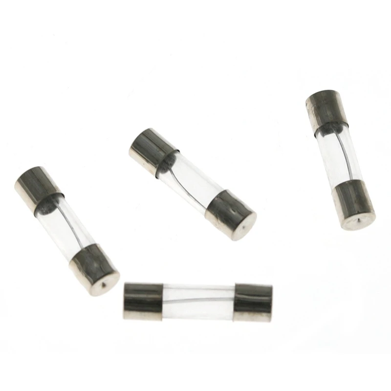 RISE-100Pcs Set 5X20mm Quick Blow Glass Tube Fuses Assorted Kits Fast-Blow Glass Fuses 0.2A 0.5A 1A 2A 3A 5A 8A 10A 15A 20A
