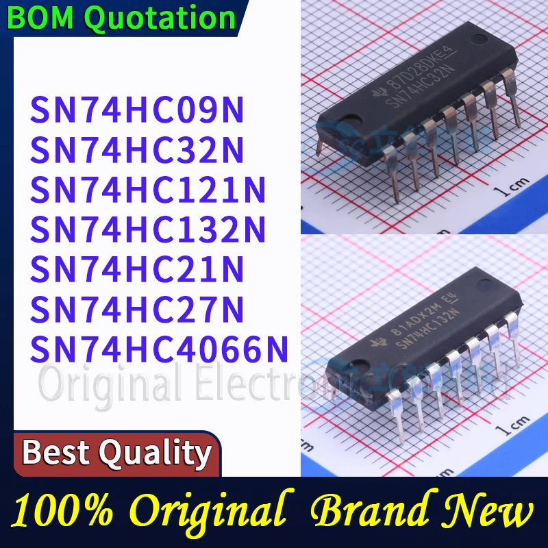 

5pcs/lot SN74HC09N SN74HC32N SN74HC121N SN74HC132N SN74HC21N SN74HC27N SN74HC4066N In stock Original High quality