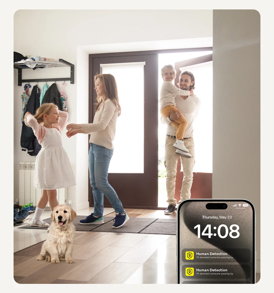 Baseus 4MP IP Kamera Smart 5G WIFI Sicherheit Kamera Indoor Hause Schutz PT 3K Hohe Klarheit Zwei-wege Audio Überwachung Kamera – Detail 5