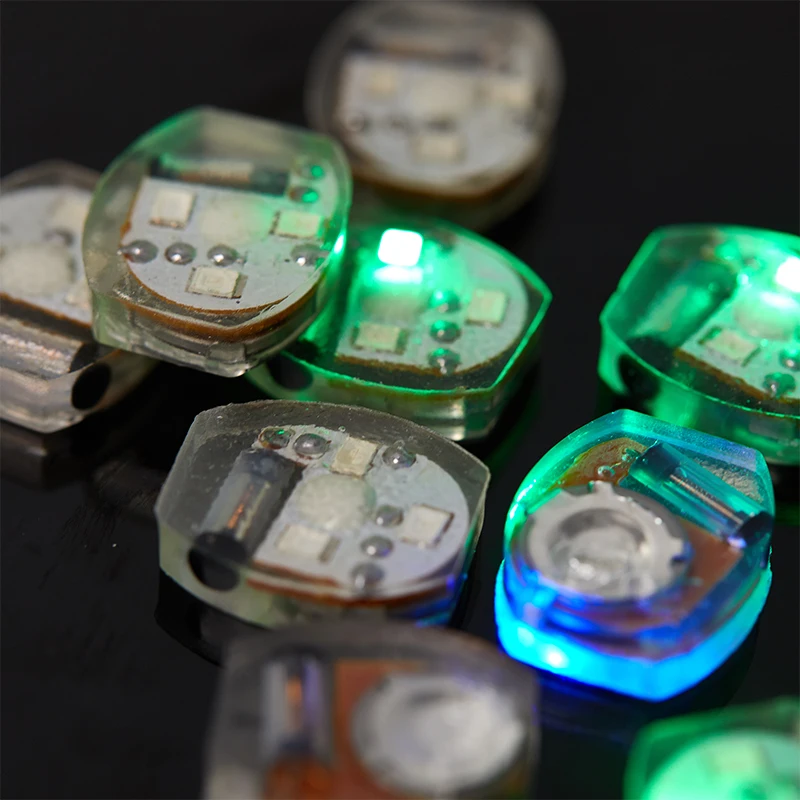 10/20/30Pcs Shoe Light Movement Electronics Lamp Accessories Vibrating Light Hole Shoes  Lamp Parts