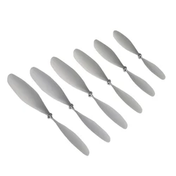 20PCS 2 Blades Aircraft Propeller Dia 6-10inch Silver Gray Power Paddle DIY Accessories Props for Model RC Airplane Fixed Wing