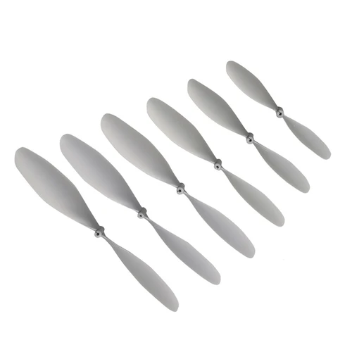 실버 그레이 파워 패들, 2 블레이드 항공기 프로펠러, 직경 6-10 인치, 모델 RC 비행기용 DIY 액세서리 소품, 고정 날개, 20 개