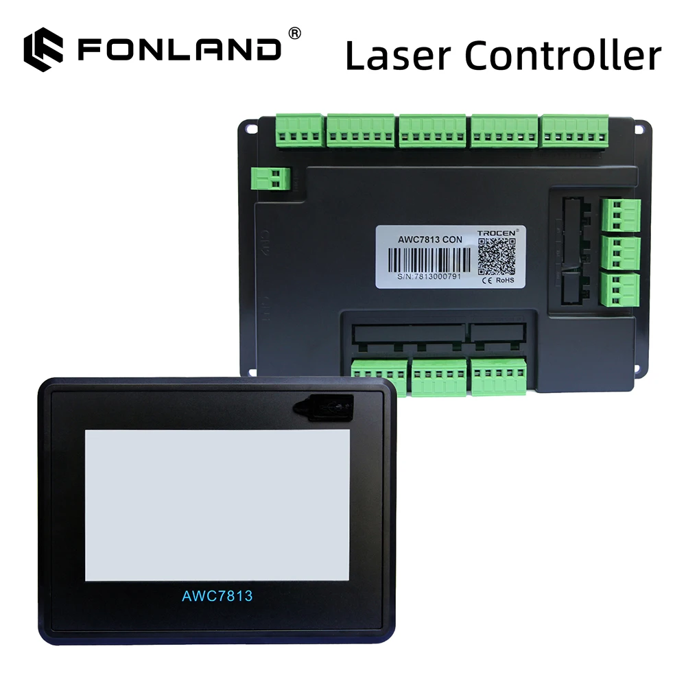 FONLAND Trocen AWC7813 Touch Screen Controller System for CO2 Laser Engraving and Cutting Machine AWC7813 Controller Board