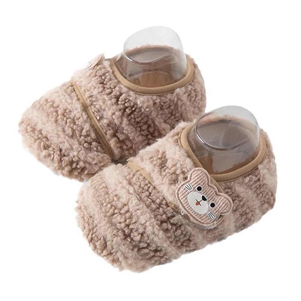 

Модные мягкие теплые детские тапочки, противоскользящая детская прогулочная обувь, напольные носки, домашняя обувь