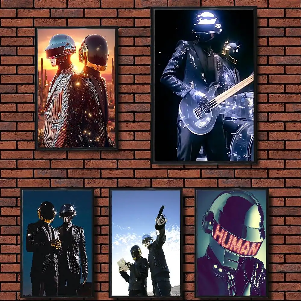 

COOL FRA Daft Punk band Wall Art Anime Canvas Painting Poster For Living Room Decoration Picture Home Decor
