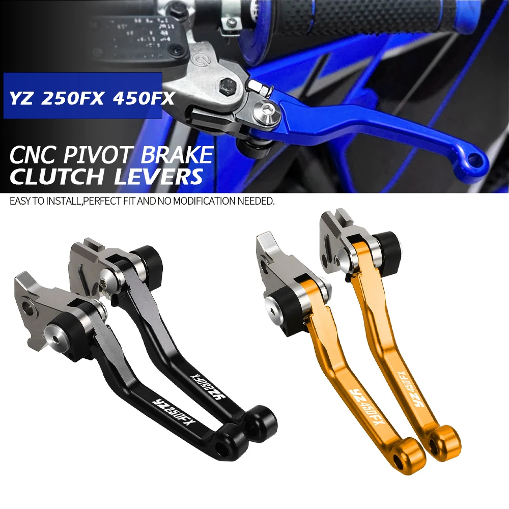 

For YAMAHA YZ250FX 2020 2021 2022 2023 2024 YZ450FX 2019 -2023 YZ 250 FX YZ450 FX Dirt Bike Motocross Pivot Brake Clutch Levers