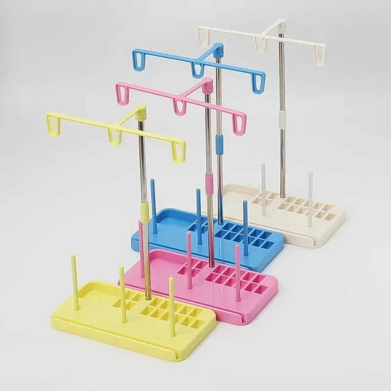 ‌3-Spool Sewing Thread Holder & Organizer Rack for Home Machines - DIY Quilting Craft Accessory with Thread Management