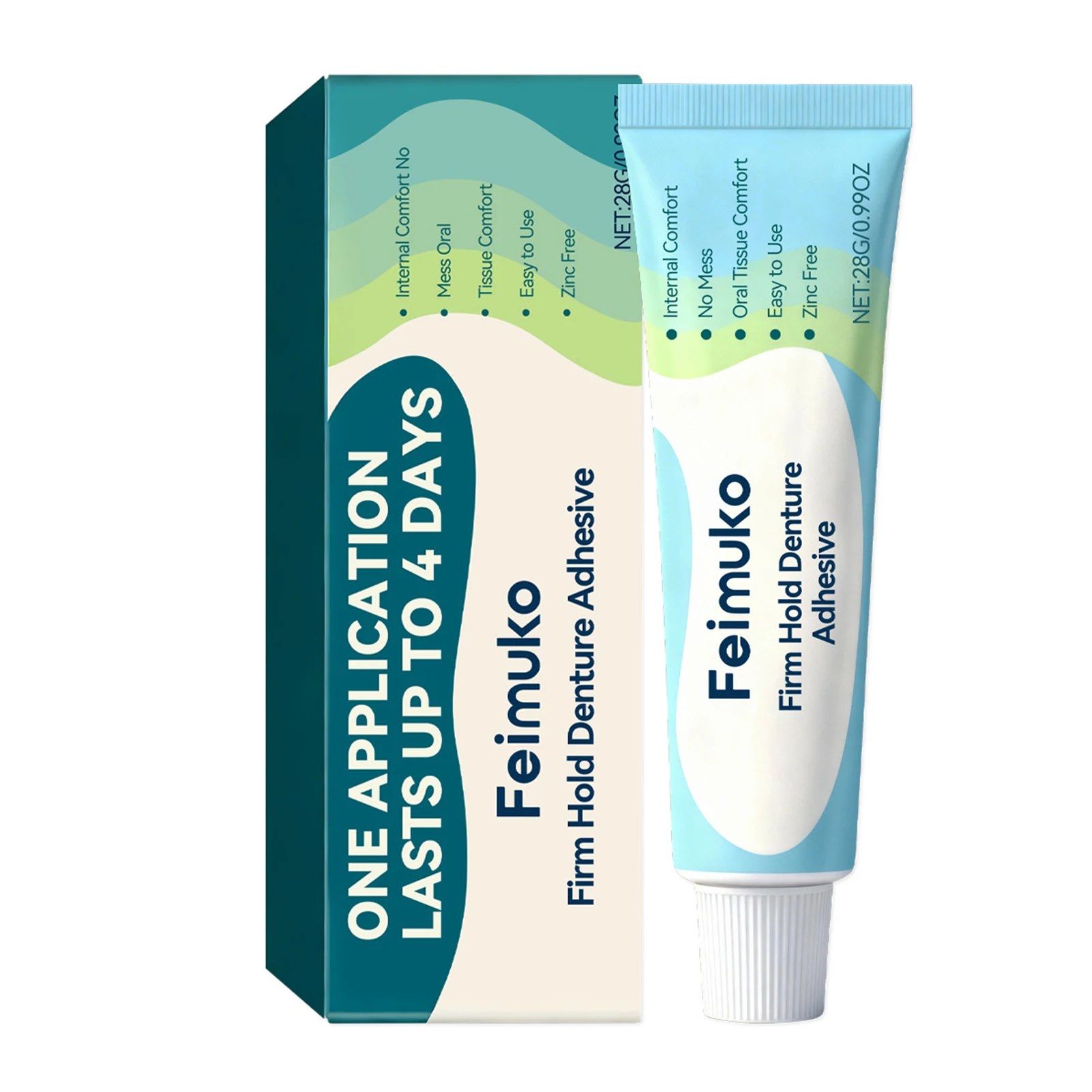 Long Lasting Denture Adhesive Cream Comfort Fixing Seamless Fit Prevent Loosening Oral Care Health Premium Denture Fixative Glue