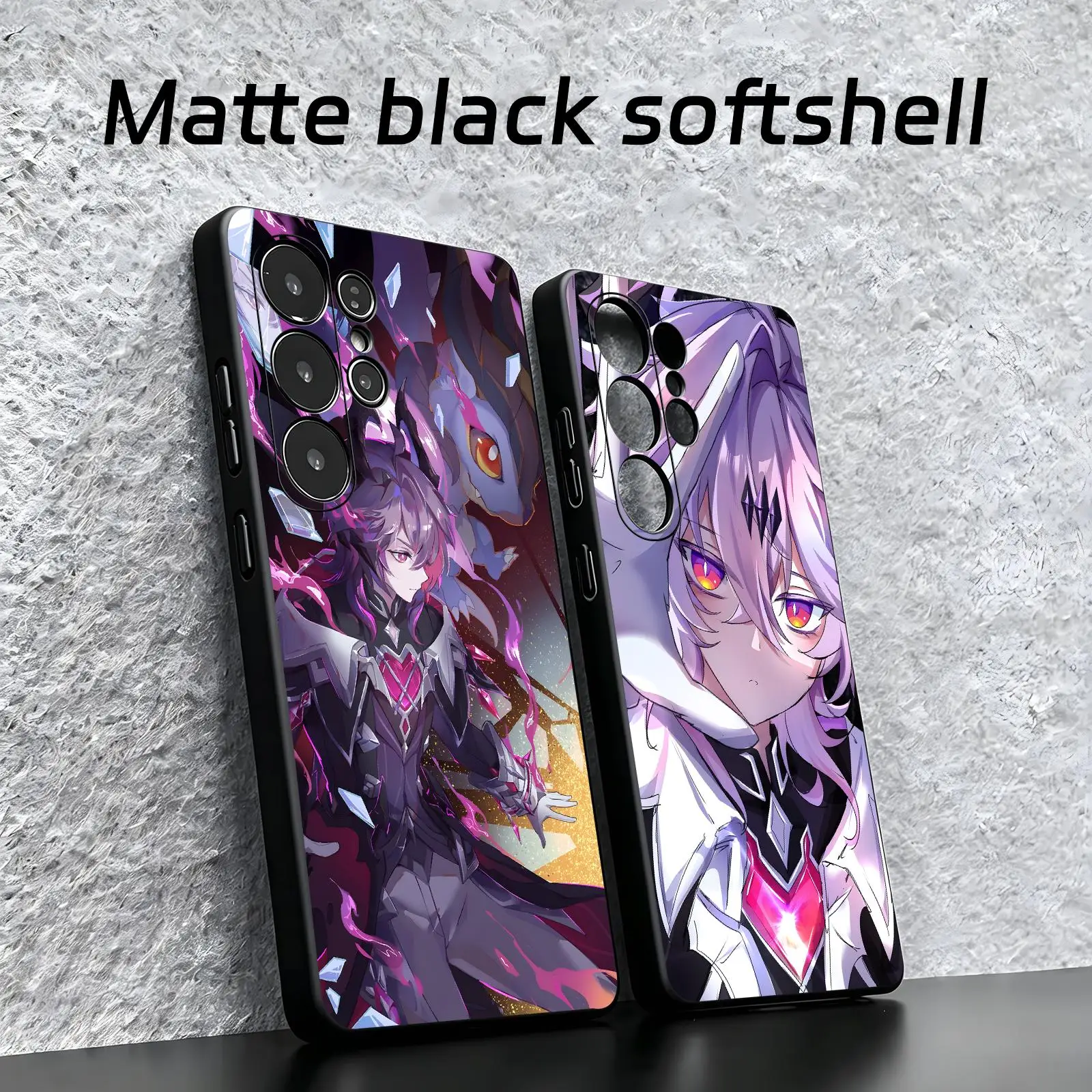 genshin impact Durin  Phone Case For Samsung S26 S25 S24 S23 S22 S21 S20 Ultra Note20 Soft black Shockproof Cover