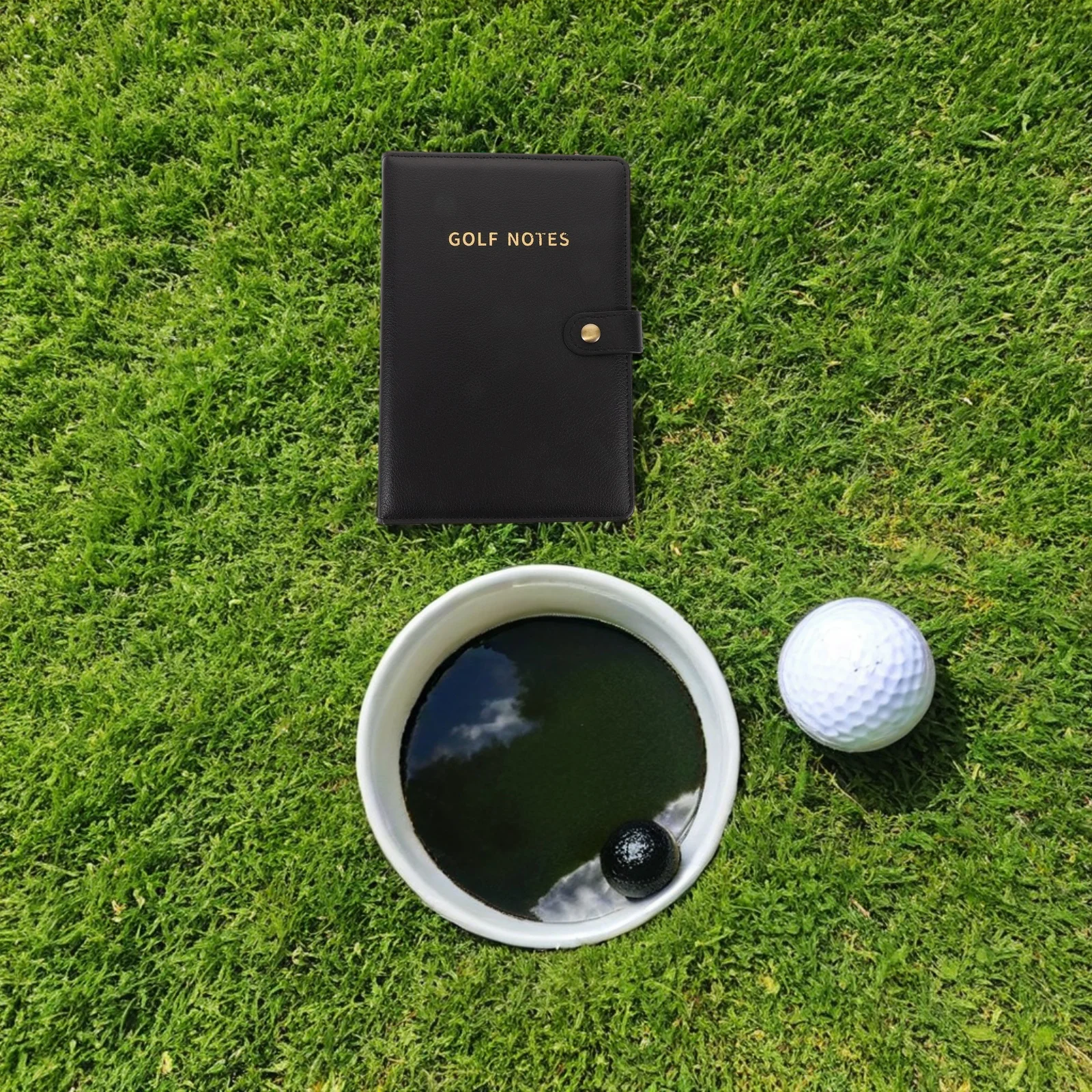 

Golf Scoring Book Stat Tracker Stylish Scorecard Holder Ball Scorebook Cover Pu for Cart