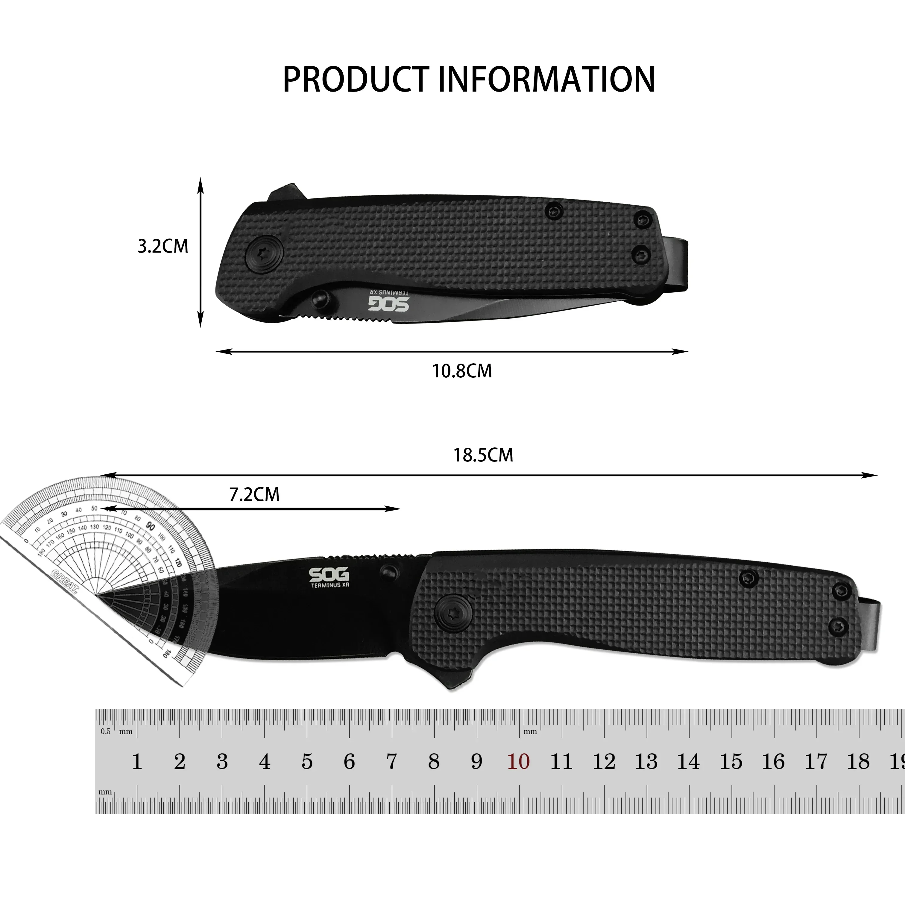 High Quality Flipper Assisted Folding Knife D2 Blade Nylon Fiber Handle Utility EDC Outdoor Hunting Hiking Tactical Pocket Knife