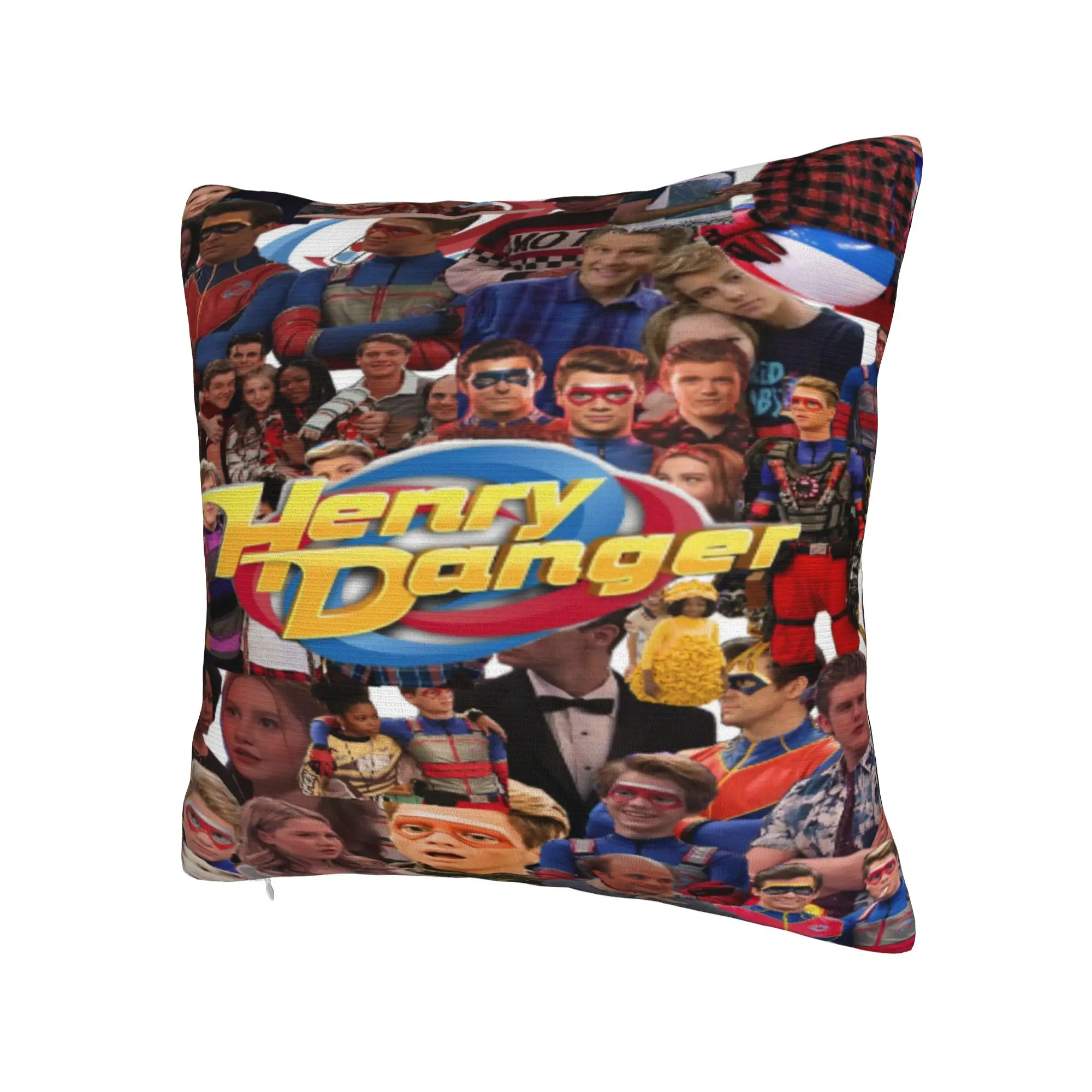 Captain Henry And Kid Danger  Printing Pillowcase Cushion Cover  Pillow Covers Warm Seater Decor Square Multi Size