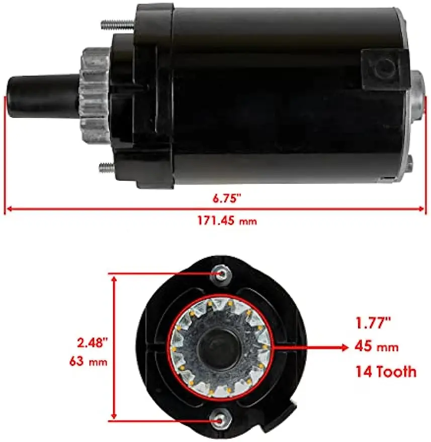 Compatible with Starter Kohler 2009811S 2009801S 2009801 2009806 2009806S 2009805S 2009808S 2009810S