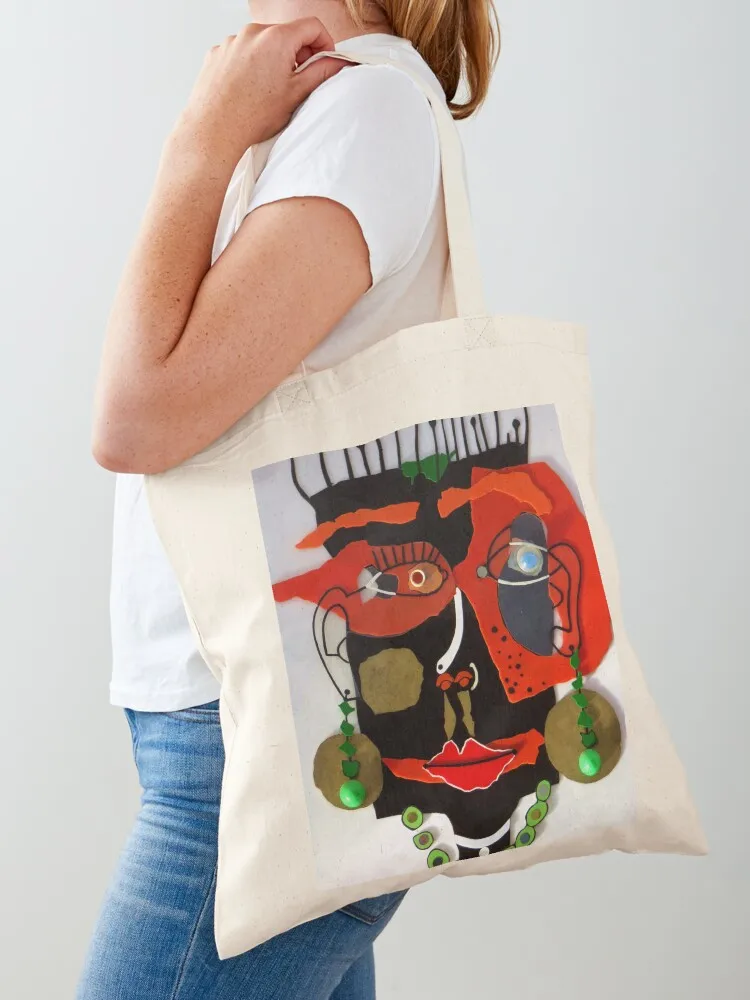 Cesar Manrique Artwork Tote Bag Portable shopping bag Candy bags woman shopping bag Women's shopper Canvas Tote