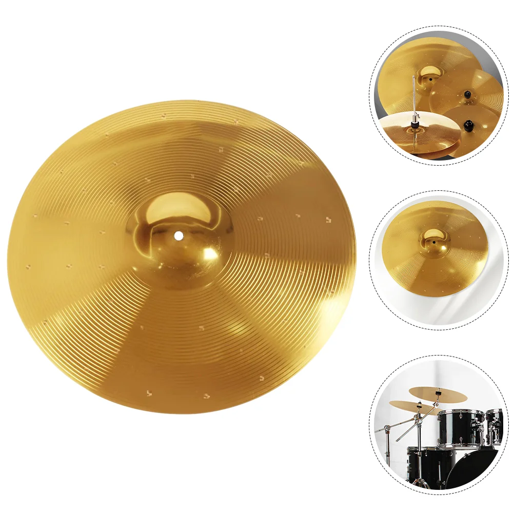 Drum Cymbals Musical Instrument Practice Jazz Crash Metal for Drums Brass Alloy Splash