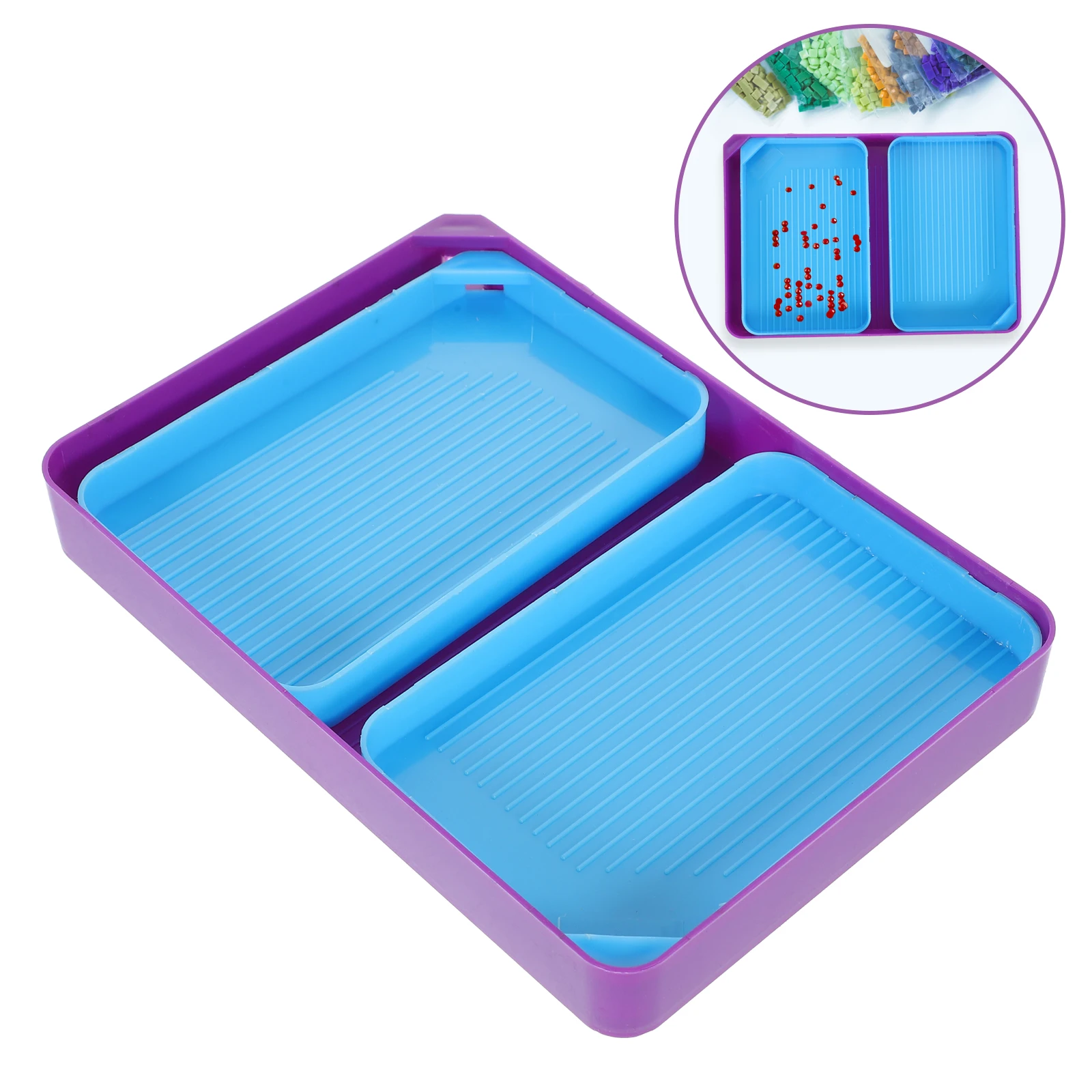 

1 Set Plastic Rhinestone Trays Bead Sorting Trays Jewelry Bead Tray Diamond Sorting Board Storage Container For Diy Diamond Art