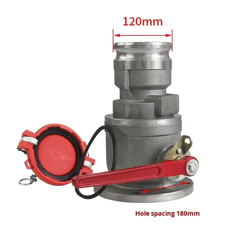 for Tanker Accessories Disposable Gas Station Connectors Unloading Port Gas Recovery Connectors Ball Valves